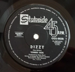 Dizzy - Tommy Roe (1969 Australia) - Picture 1 of 2