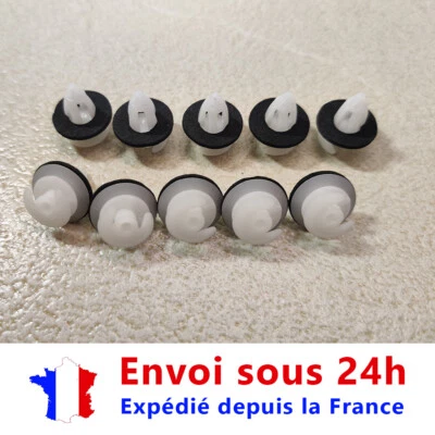 10 Clips Pour Garniture De Panneau Porte BMW E34 E36 E38 E39 E46 M3 M5 Z3 X5  - Photo 1/4