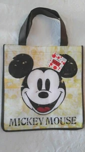 Disney's Mickey Mouse Yellow & White Reusable Shopping / Tote / Gift Bag NWT - Picture 1 of 4