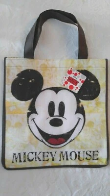 Disney Mickey Mouse Amarillo y Blanco Reutilizable Compras/Bolso de Regalo Nuevo con Etiquetas Foto 1 de 4