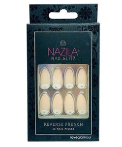 Nazila Nail Glitz Love Glamour Reverse French - Picture 1 of 2