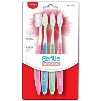 Colgate Tooth Brush Soft Gentle on Teeth For Men & Women - Pack of 4, - Image 1 of 4