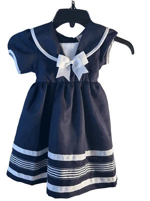 Vestido náutico blanco marino edición rara 4t rn#18854 Foto 1 de 4