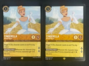 Cinderella Melody Weaver x2 - Disney Lorcana Ursulas Return 4/204 - Non-Foil - Picture 1 of 2