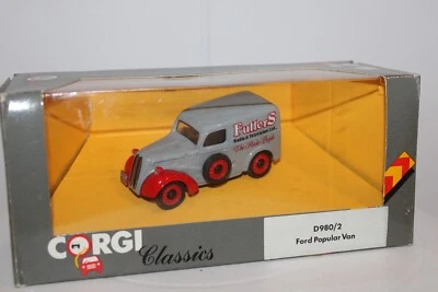 Corgi Classics #D980/2 Ford Popular Van "Fullers Radio & Television Ltd.  1:43s - Image 1 of 4