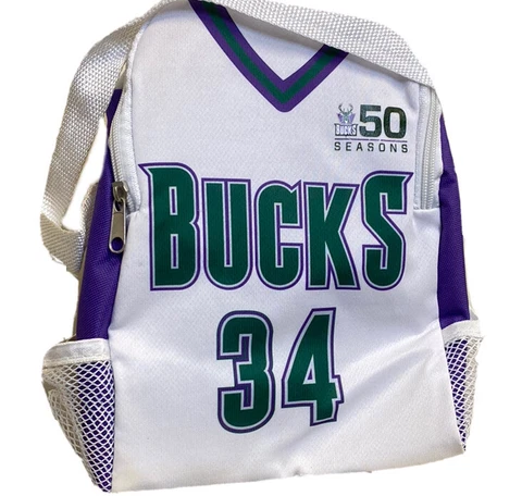 Milwaukee Bucks 50 Seasons Ray Allen 34 Jersey Style Lunch Bag Cover