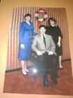 Vintage 1980S Found Photo - Man & 2 Women In Christmas Portrait - Holiday Pose