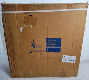 Venti Air 24" Wide x 24" 1High Return Air Filter Grille Steel in White HFG2424 - Picture 1 of 1