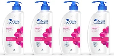 Head & Shoulders Smooth & Silky Shampoo, 675 ml  22 Oz. (Pack of 4) - Image 1 of 4