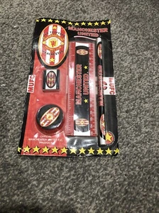 Vintage Manchester United FC Stationery Set - Stationery Sets MUFC - Picture 1 of 5