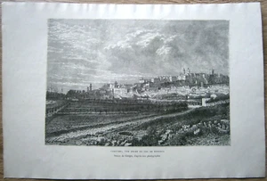 Impresión Reclus 1875 CAGLIARI, CERDEÑA, ITALIA, #43 - Imagen 1 de 1