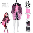 Cosplay Monster High Draculaura Princess Dress Costumes Halloween Carnival Suits