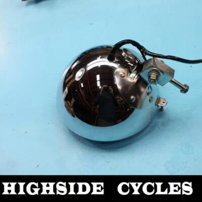 1184 07 HARLEY-DAVIDSON SOFTAIL CHROME HEADLIGHT HEAD LIGHT BUCKET MOUNTING RING - Image 1 of 4