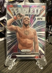 2023 Prizm UFC Fearless #16 Ciryl Gane - Heavyweight - Picture 1 of 2