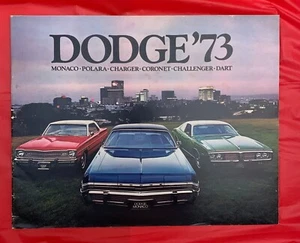 1973 Dodge "CHARGER / CORONET / CHALLENGER / DART +" - Original Car Brochure - Picture 1 of 8
