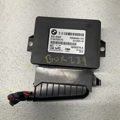 K240 2013 13 BMW 650I GRAN CUPÉ MÓDULO CONTROLADOR FRENO ESTACIONAMIENTO TRASERO EB685801701 Foto 1 de 4