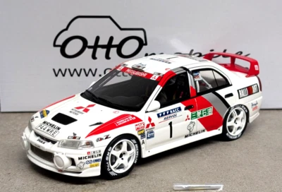 1:18 Otto Mobile Mitsubishi Lancer EVO IV Rallye Catalunya Máquinas OT409 NUEVO NUEVO - Imagen 1 de 4