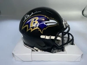 Ray Lewis Autographed Signed Baltimore Ravens Speed Mini Helmet JSA COA - Picture 1 of 4