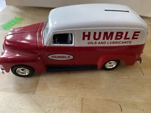 Ertl 1951 Humble GMC Panel Truck Bank B547 #4 Series, Exxon, 1:24 Diecast NIB - Picture 1 of 6