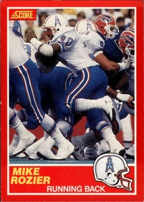1989 Score #172 Mike Rozier Houston Oilers - Image 1 of 2