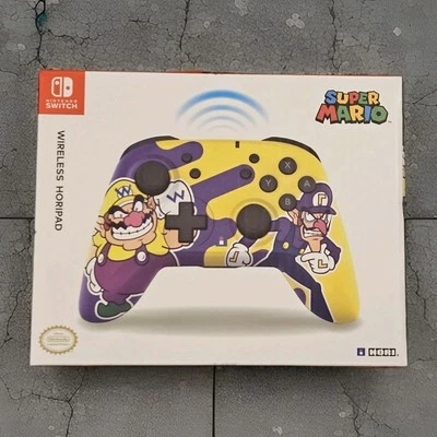Nintendo Switch Horipad Wireless Controller Wario and Waluigi NEW Super Mario! - Image 1 of 4