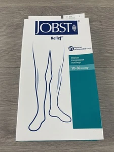 Jobst Relief Medical Compression Stockings Knee High 20-30mm for Adults Beige XL - Picture 1 of 4