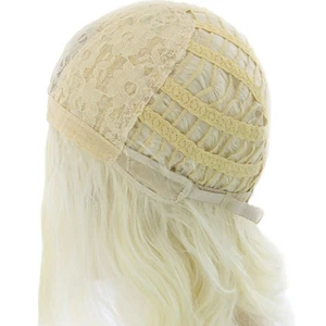 NEU Sexy Damen Perücke Hellblond Lang Glatt Fashion Wig Hochwertig Stylische - Bild 1 von 2