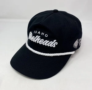 Idaho Steelheads Black Trucker Rope Hat Men’s SnapBack Cap ECHL • AA Hockey NHL - Picture 1 of 7