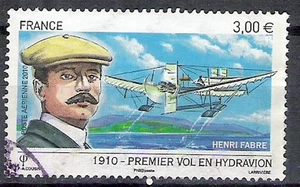 FRANCE 2010 Air Mail €3 Seaplane round cds VF Postally used high CV - Picture 1 of 1