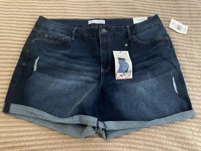 Royalty For Me Shorts Womens Size 18 W Curvy Fit Ultra High Wasted Tummy Control - Image 1 of 4
