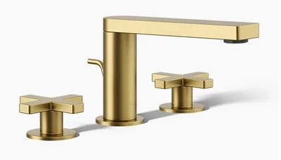 Torneira KOHLER K- 73060-3-AF composta generalizada cruz vibrante ouro francês - Imagem 1 de 4