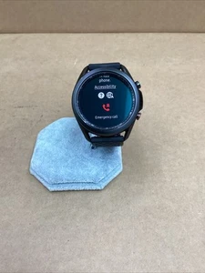 Samsung Galaxy Watch 3 45mm Mystic Black (LTE) SM-R845U #1 - Picture 1 of 10