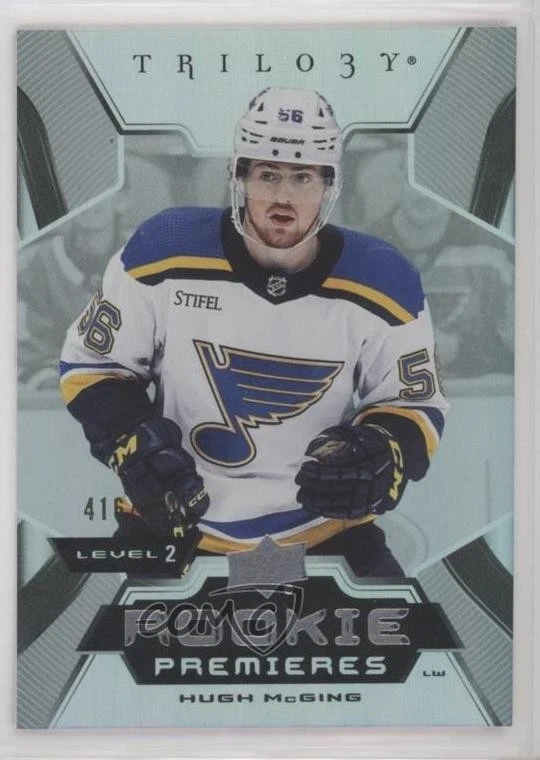 2023-24 Upper Deck Trilogy Uncommon Rookies /699 Hugh McGing #163 Rookie RC - Image 1 of 2