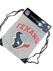 NFL Houston Texans Back Sack Backpack School Bag New - Picture 1 of 3