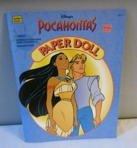Disney’s Pocahontas Paper Doll 1995 Golden Books - Picture 1 of 5