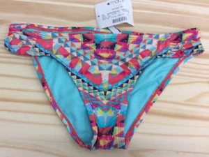 Parte inferior de bikini geométrica para mujer Bar III, multicolor, mediana - Imagen 1 de 2