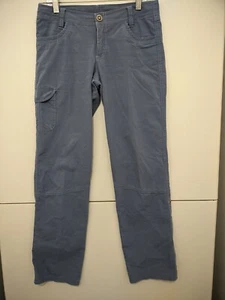 Kuhl Pants Girls L 12 Blue Splash Cargo Roll Up Straight Outdoor Hiking Stretch - Picture 1 of 21