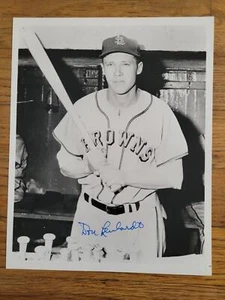 Don Lenhardt ~ 8x10 Signed Photo ~ Autographed ~ Deceased ~ St Louis Browns - Picture 1 of 2