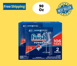 Finish Power Dishwasher Detergent Tabs, 106 ct. (No Ship To CA) - Picture 1 of 1