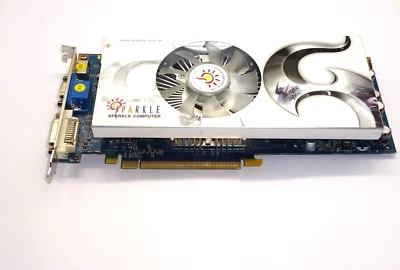 SPARKLE GeFORCE 9800 GTX PLUS PCI-E 512MB GRAFIKKARTE DVI VGA HDMI #GK8521 - Image 1 of 3