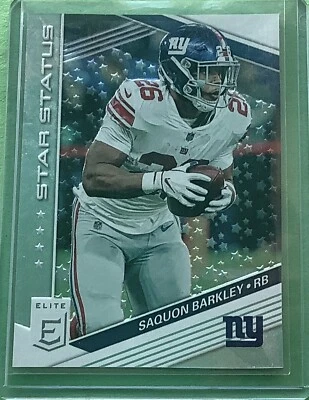 2019 Donruss Elite Saquon Barkley STAR STATUS Insert! /299 !! GIANTS🔥🧨 - Image 1 of 4