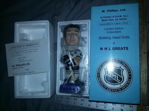 MARIO LEMIEUX #66 PITTSBURGH PENGUINS 1993 SAM BOBBLEHEAD DOLL NIB #2231/5000 Cover