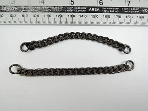 Duffel Coat Jacket Hanger Hanging Heavy Duty Chain Metal (2pcs) 10cm 4 Inch - Picture 1 of 6
