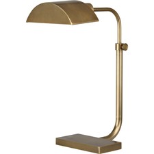 Robert Abbey Koleman 1 Light 23" Table Lamp, Aged Brass - 460