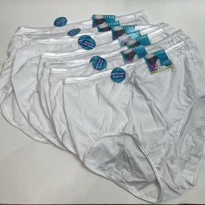 7-pack Vanity Fair Illumination Plus Size Brief Underwear Women White Size 11/4X - Picture 1 of 6