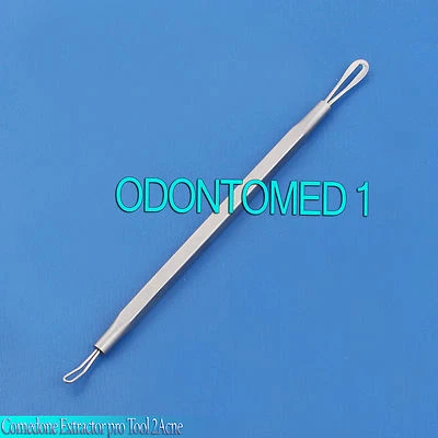 Comedone Extractor Pro Tool 2 Manchas de acné Instrumento de acero inoxidable Foto 1 de 3