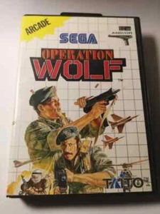 OPERATION WOLF BY TAITO SEGA MASTER OTTIME CONDIZIONI GIOCO ITA COPERTINA ENG - Imagen 1 de 1