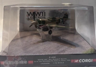 Corgi P-40E 'White 104' Maj. Edward Rector 76th/23rd FG US35206 1:72 - Image 1 of 3