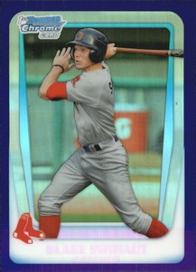 2011 Bowman Chrome Draft Prospects Purple Refractors Card #BDPP86 Blake Swihart
