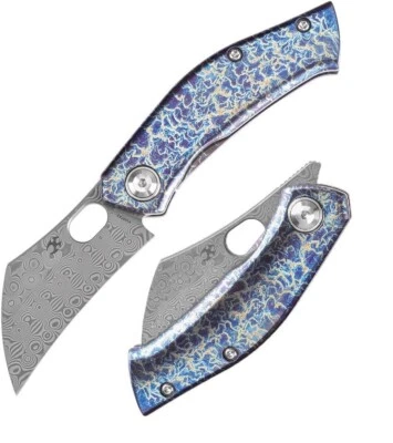 Kansept Knives Osprey Folding Knife 2.25" CPM S35VN Steel Blade Titanium Handle - Image 1 of 4